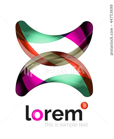 Logo, abstract geometric icon Logo, abstract geometric icon 44753699