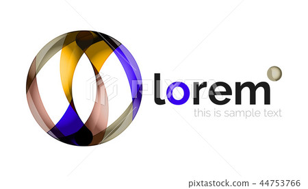 Logo, abstract geometric icon 44753766