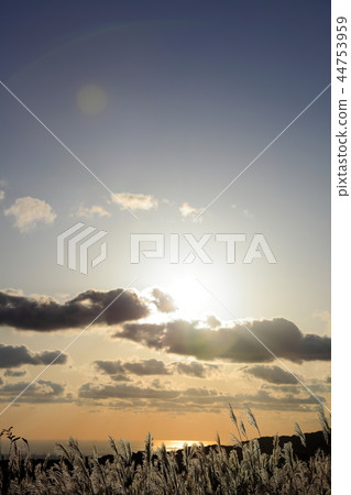 Torikai國家紀念碑黃昏和日本海的黃昏 44753959