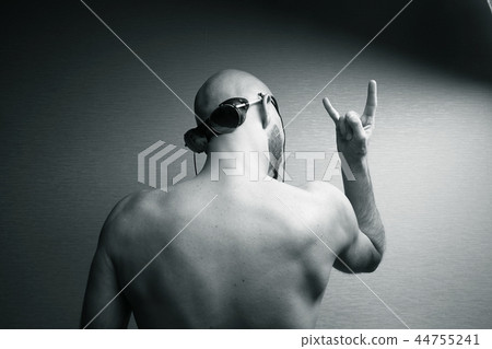 brutal portrait of a man fists force, unusual daring portrait aggressive man, beard, fists, hands, concept masculine strength brutal portrait of a man fists force, unusual daring portrait aggressive man, beard, fists, hands, concept masculine strength 44755241