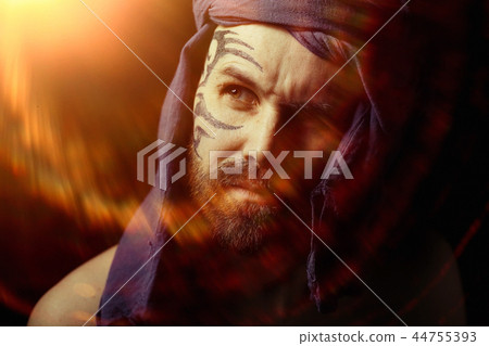 tattoo on the face, male portrait in the form of an assassin, cosplay, tattooed brutal man, guy with a tattooed face tattoo on the face, male portrait in the form of an assassin, cosplay, tattooed brutal man, guy with a tattooed face 44755393