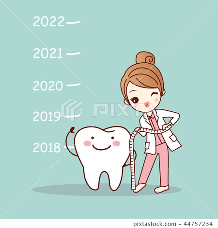 Happy new year with dentist Happy new year with dentist 44757234