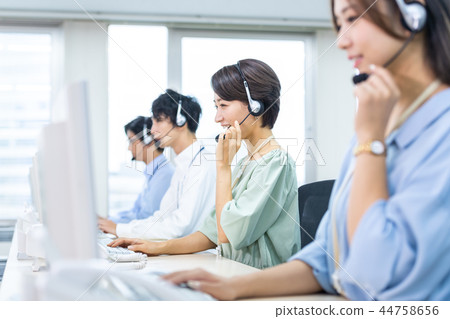 Operator, call center, suit, staff 44758656