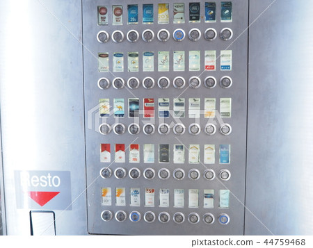 Italian cigarette vending machine - Stock Photo [44759468]