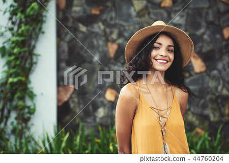 Attractive Hispanic woman Attractive Hispanic woman 44760204