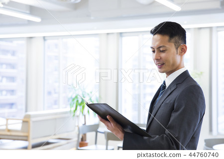 Business office businessman file business person portrait 44760740
