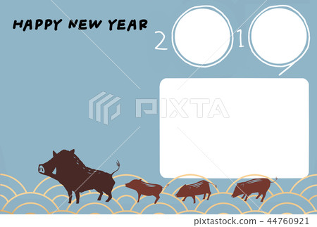 New year's photo frame-3 frames-simple-happy new year New year's photo frame-3 frames-simple-happy new year 44760921