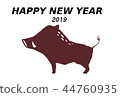 Material for new year's cards 44760935