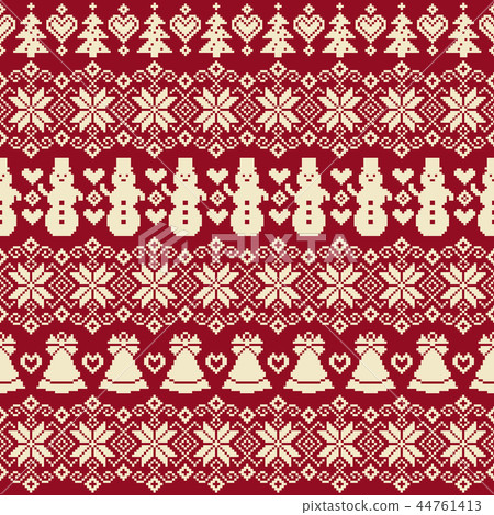 Snowman's Nordic Pattern, Snowman's Nordic Pattern, 44761413