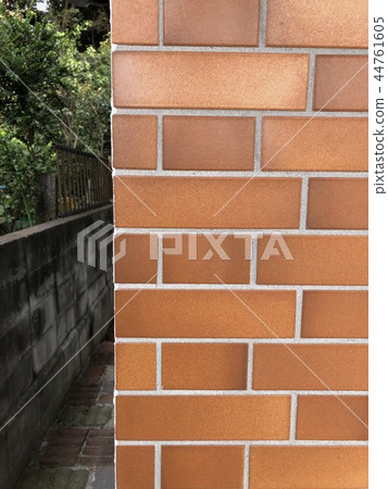 Brown block wall Brown block wall 44761605