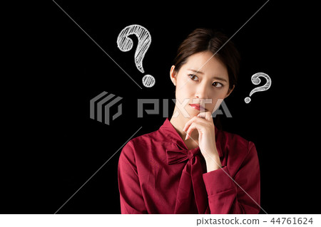 Thinking woman 44761624