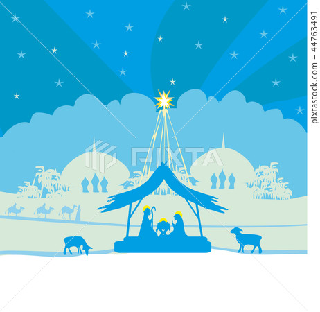 Birth of Jesus in Bethlehem. Birth of Jesus in Bethlehem. 44763491