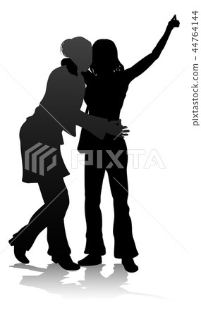 Young Friends Silhouette 44764144