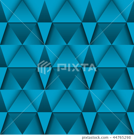 Blue 3d geometric pattern. Abstract seamless... - Stock Illustration ...