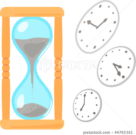 Hourglass and time lapse image 44765381