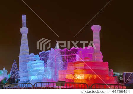 Christmas installation in Moscow - Russia Christmas installation in Moscow - Russia 44766434