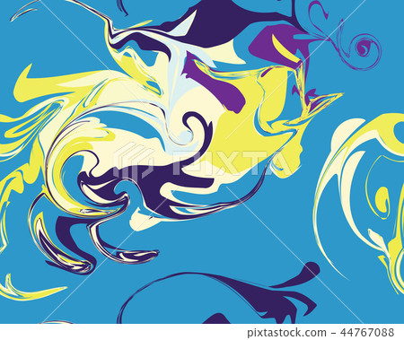 Mardi Gras seamless line marble pattern, illustration 44767088