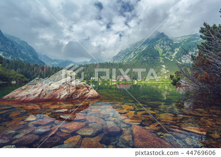 Popradske pleso in the High Tatras Mountains, Slovakia Popradske pleso in the High Tatras Mountains, Slovakia 44769606