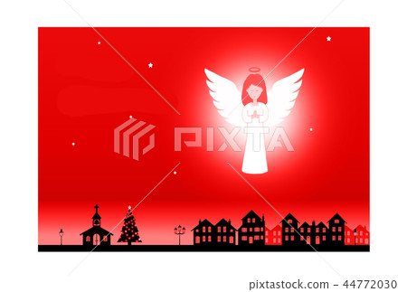 Christmas card Angel's Prayer 44772030