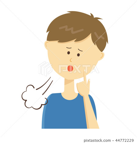 Male upper body _ sigh - Stock Illustration [44772229] - PIXTA