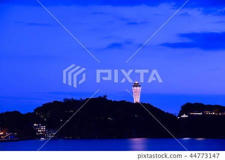 <Enoshima> Sea Candles Floating in the Dusk Fujisawa City, Kanagawa Prefecture 44773147