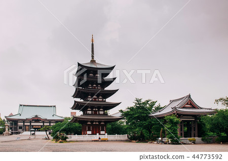 Five Storey old pagoda at Nittaiji Temple - Nagoya Five Storey old pagoda at Nittaiji Temple - Nagoya 44773592