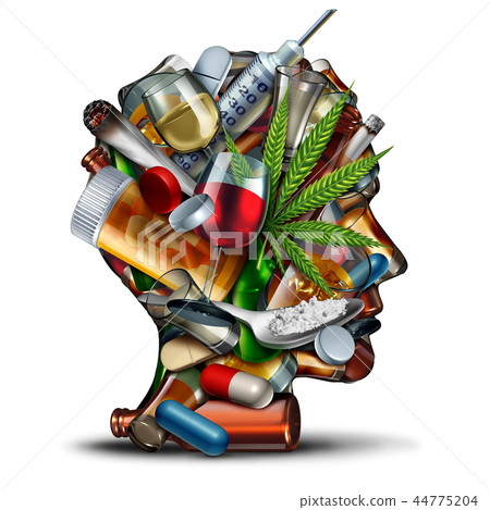 Concept Of Drug Addiction 44775204