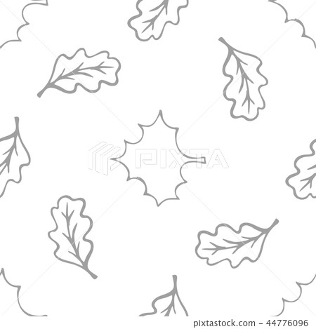 Autumn vector seamless pattern. 44776096
