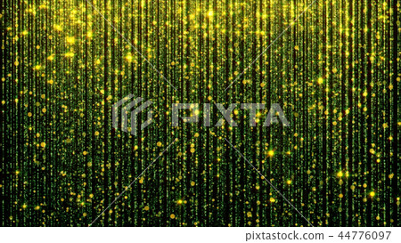3D rendering of abstract falling bright particles 3D rendering of abstract falling bright particles 44776097