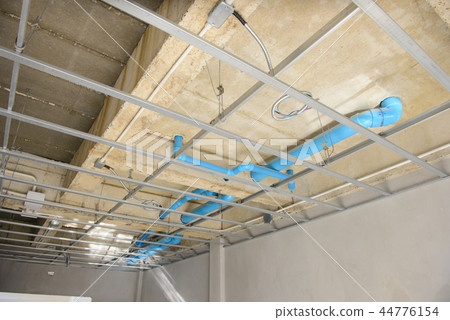 Ceiling frame made of metal profile at constructio 44776154