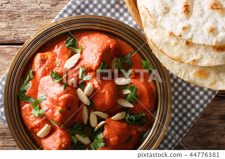 Traditional recipe  butter chicken Murgh Makhani 44776381