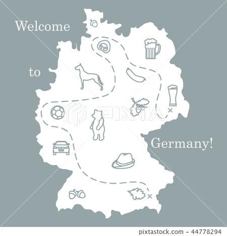 various symbols of Germany Travel and leisure. 44778294