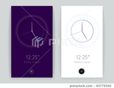 Interface Countdown Application Banners Set 44778568