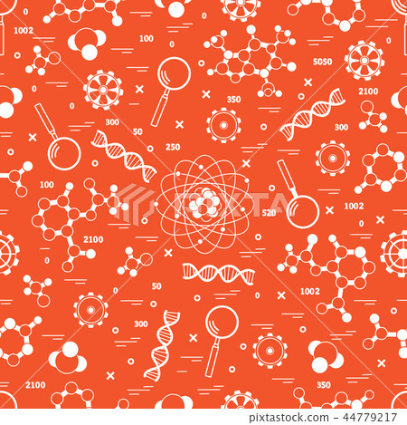 Seamless pattern with variety scientific, 44779217
