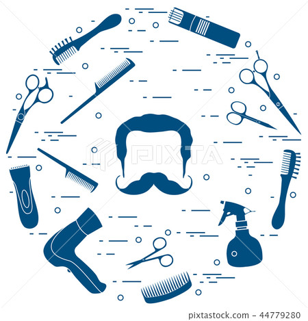 men hairstyles, beards and mustaches, hairdresser men hairstyles, beards and mustaches, hairdresser 44779280