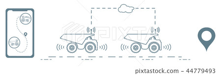 Smart transportations and trucking 44779493