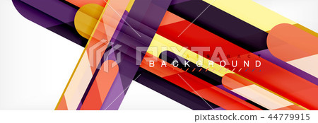 Abstract colorful lines, modern geometric background design Abstract colorful lines, modern geometric background design 44779915