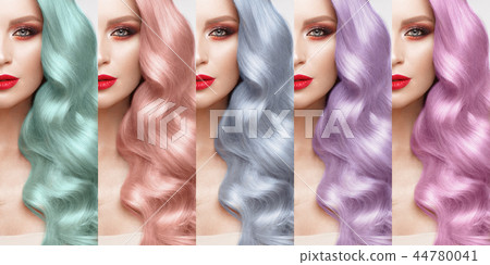 Hair collection Colors Set. Tints Hair collection Colors Set. Tints 44780041