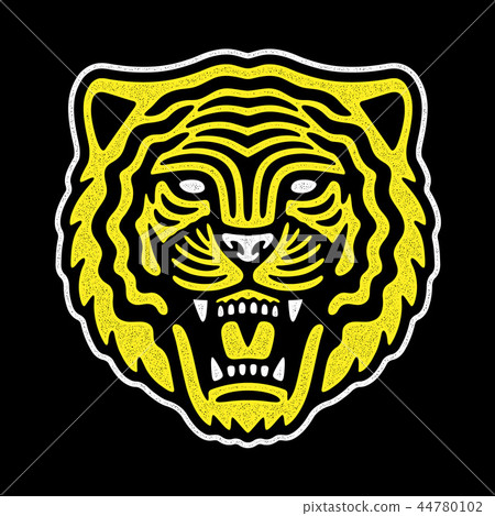 Tiger retro logo. Tiger retro logo. 44780102