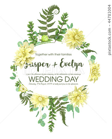 Wedding invitations, postcards, posters, save date 44781004