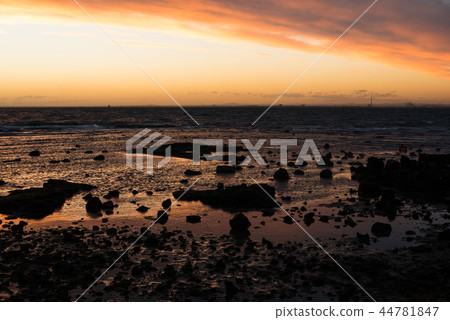 The sunset beach 44781847