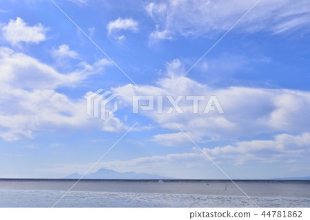 Yanagawa city landscape Ariake Sea 44781862