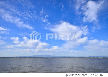 Yanagawa city landscape Ariake Sea 44781870