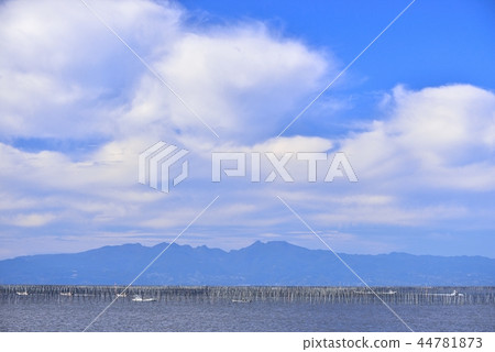 Yanagawa city landscape Ariake Sea 44781873