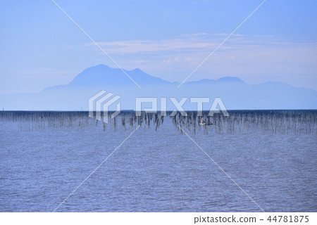 Yanagawa city landscape Ariake Sea 44781875