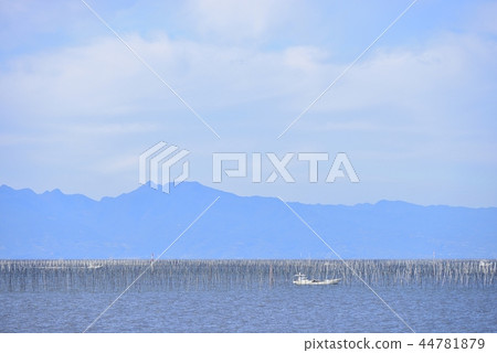 Yanagawa city landscape Ariake Sea 44781879