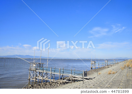 Yanagawa city landscape Ariake Sea Yanagawa city landscape Ariake Sea 44781899
