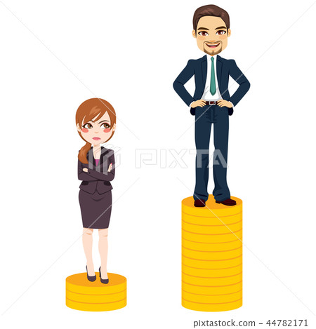 Pay Gap Business People Pay Gap Business People 44782171