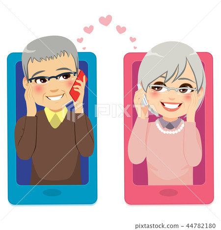 Senior Love Smartphone Senior Love Smartphone 44782180