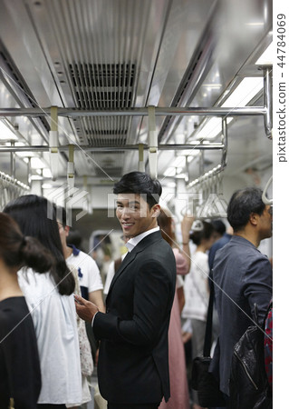 Subway worker Subway worker 44784069